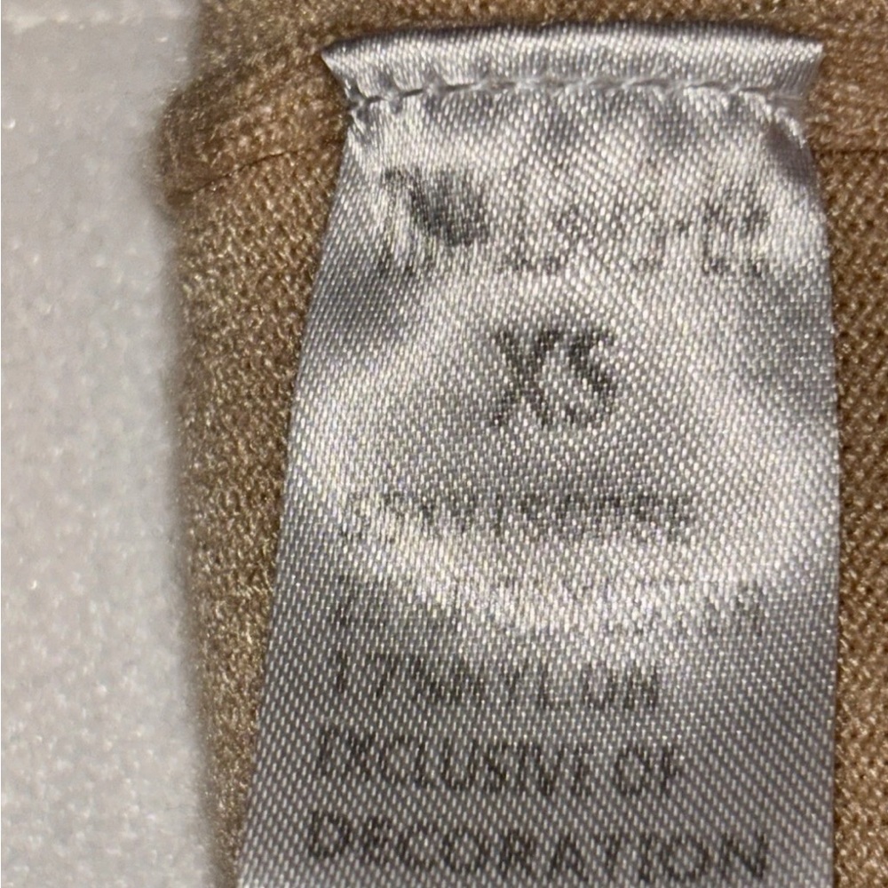 THML Beige and Blue Ruffle Sweater - Picture 4 of 5